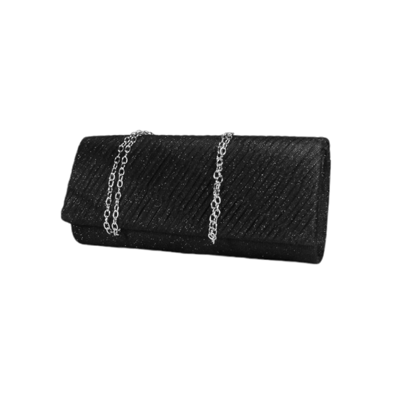 pochette nera glitter karila