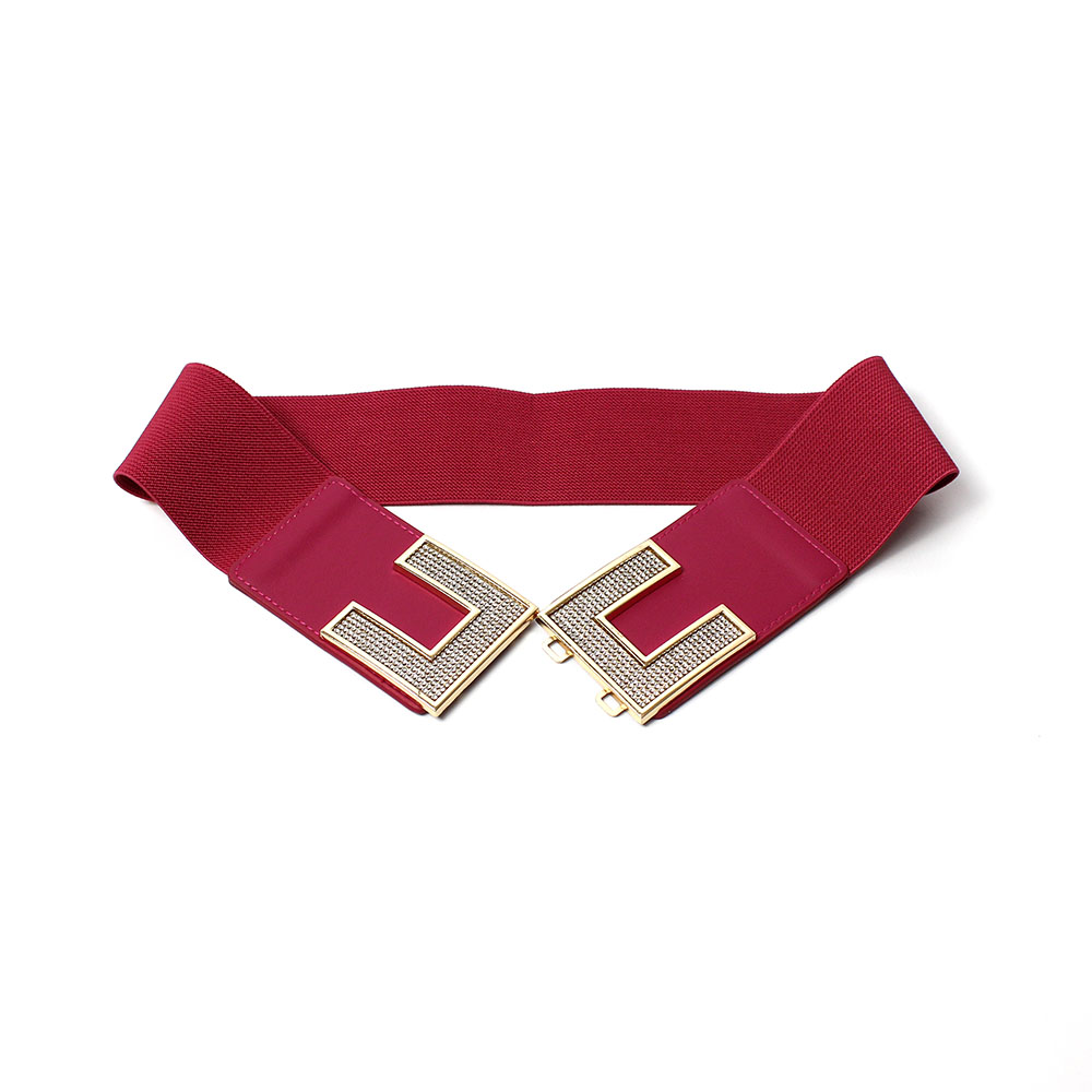 cintura elastica rosa con strass Karila
