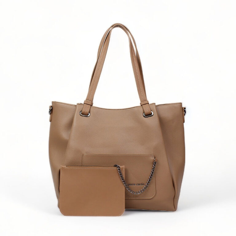 Borsa a spalla beige pierre cardin