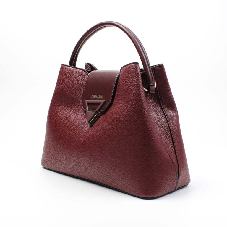 Borsa Pierre Cardin bordeaux tre scomparti Trinity