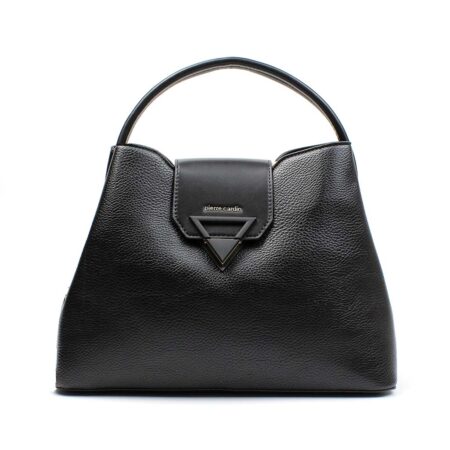 Borsa Pierre Cardin nera tre scomparti Trinity