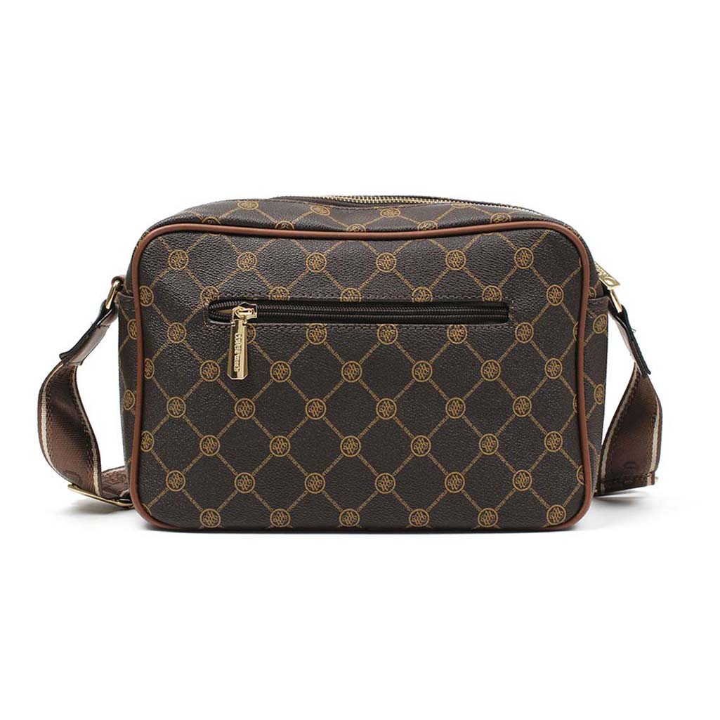 Borsa Coveri World marrone con logo