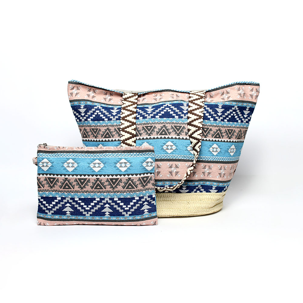 Borsa a spalla blu Kevin Jeans Karila