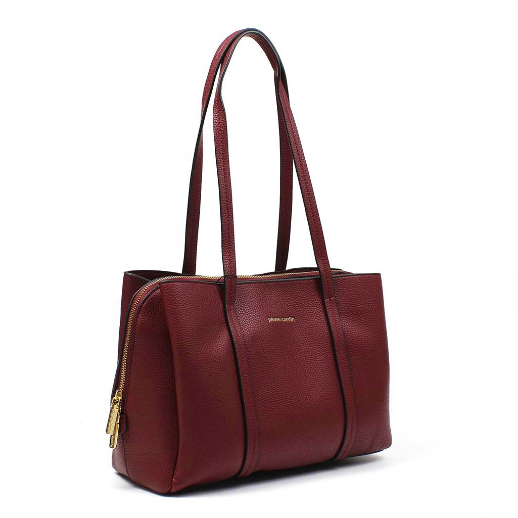 Borsa da spalla bordeaux Pierre Cardin Fiorella
