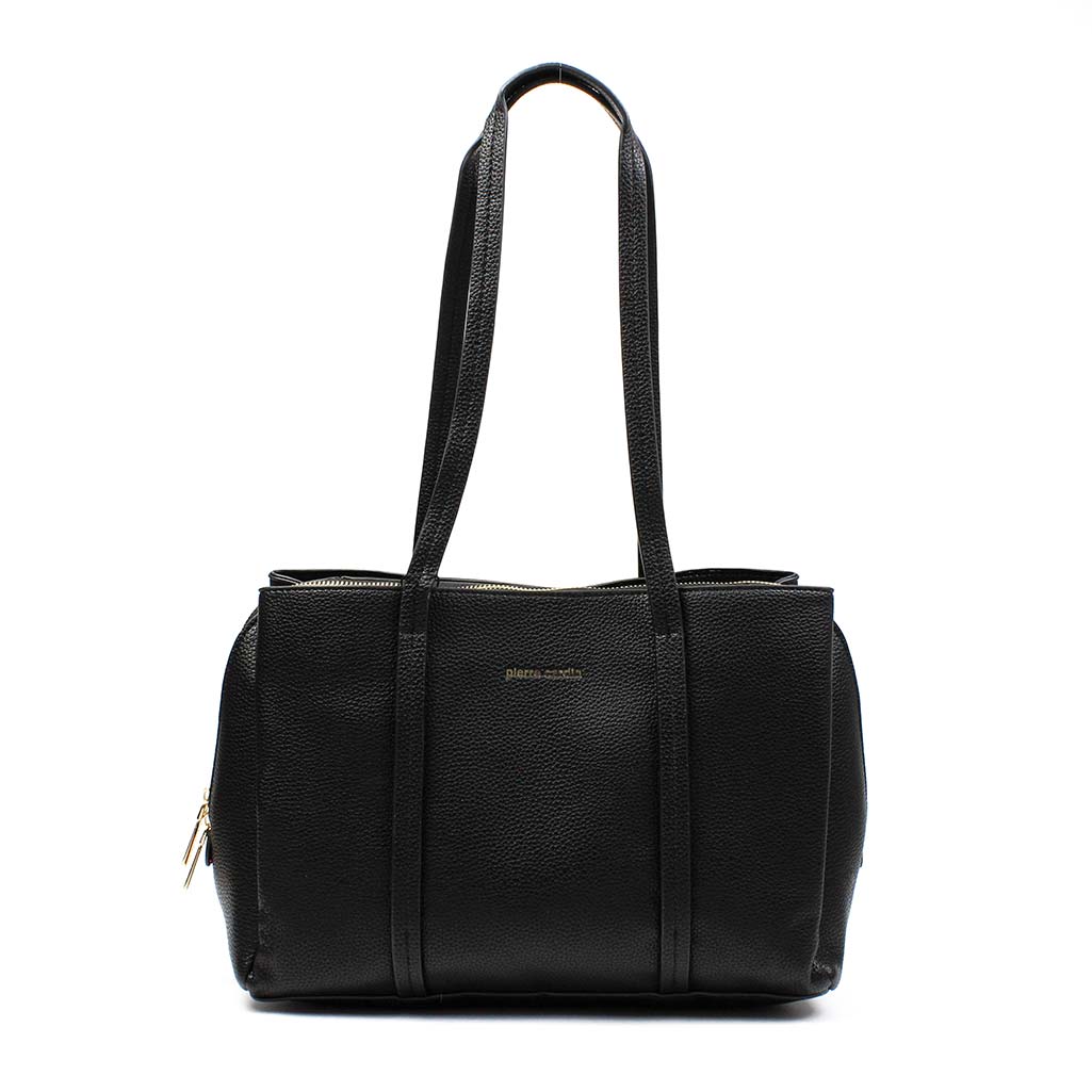 Borsa da spalla nera Pierre Cardin Fiorella