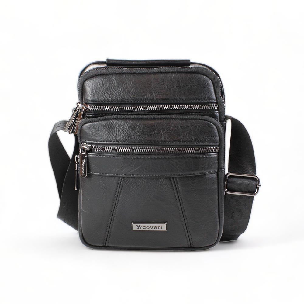 Borsello Coveri nero uomo