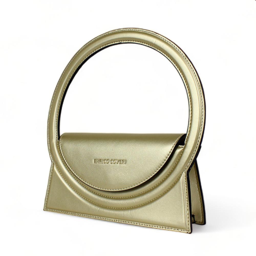 Borsetta donna Enrico Coveri con manico a cerchio