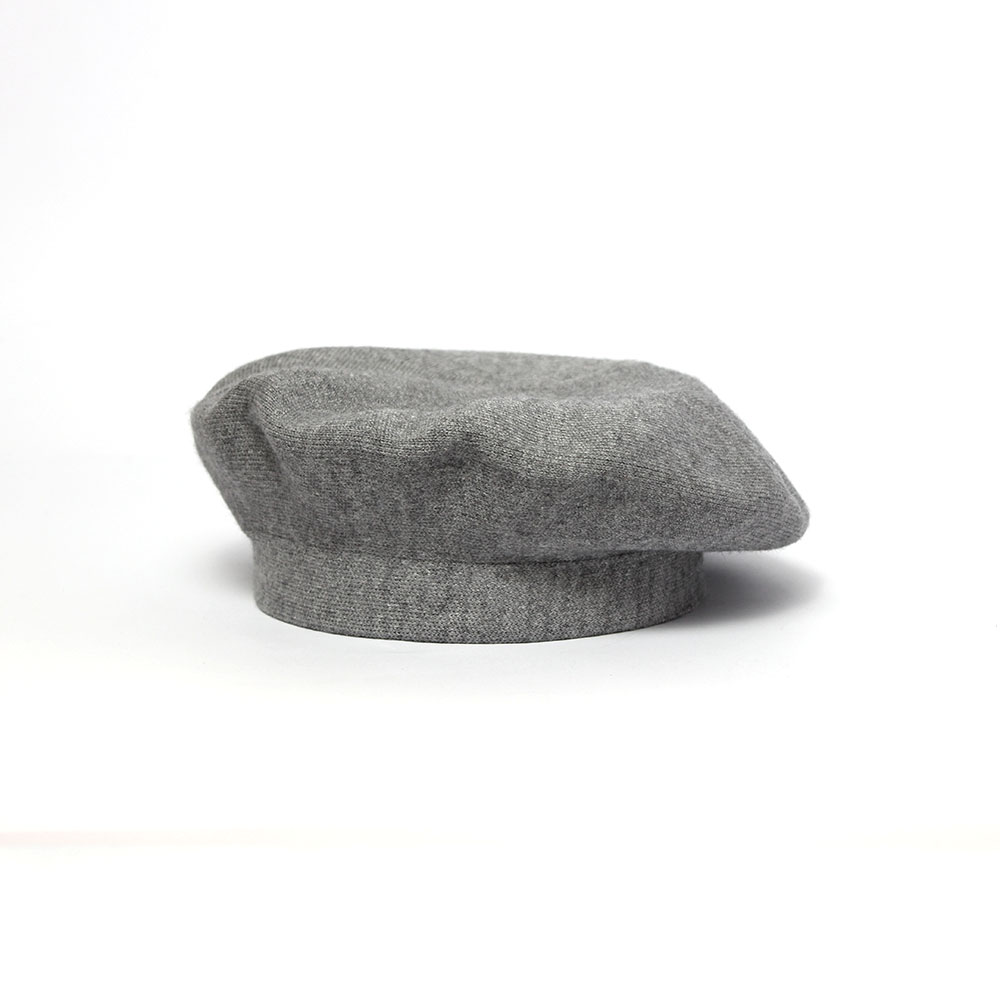 Cappello cashmere alla francese grigio