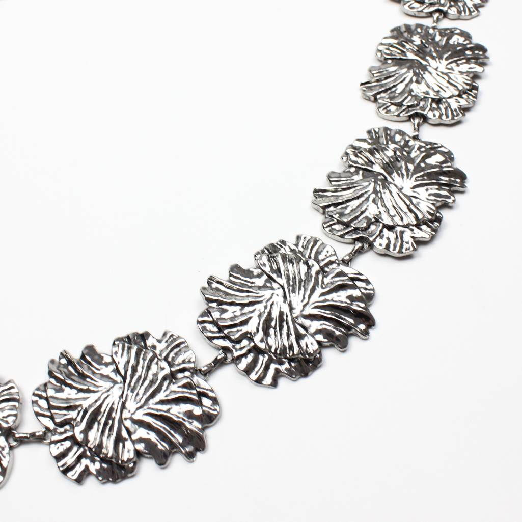 Cintura argento in metallo Gea