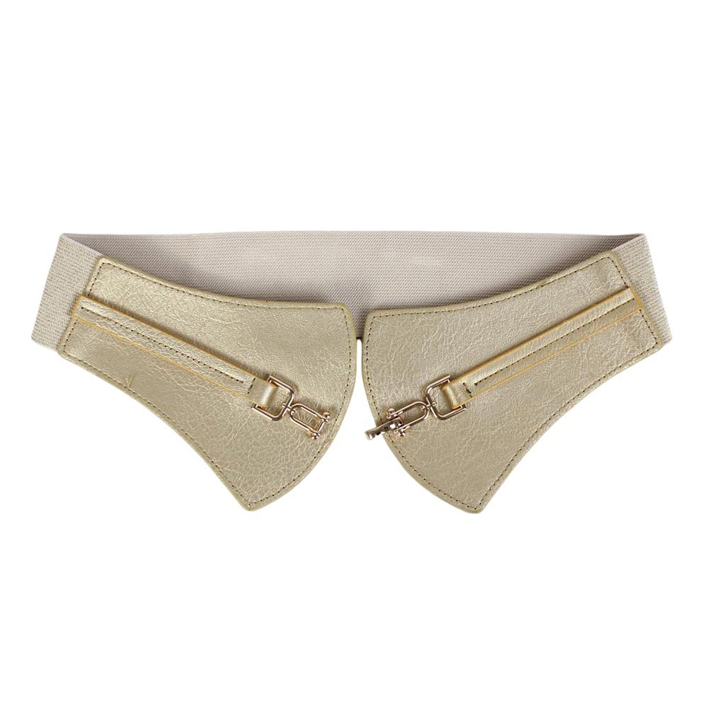 Cintura oro elastica con fibbia grande