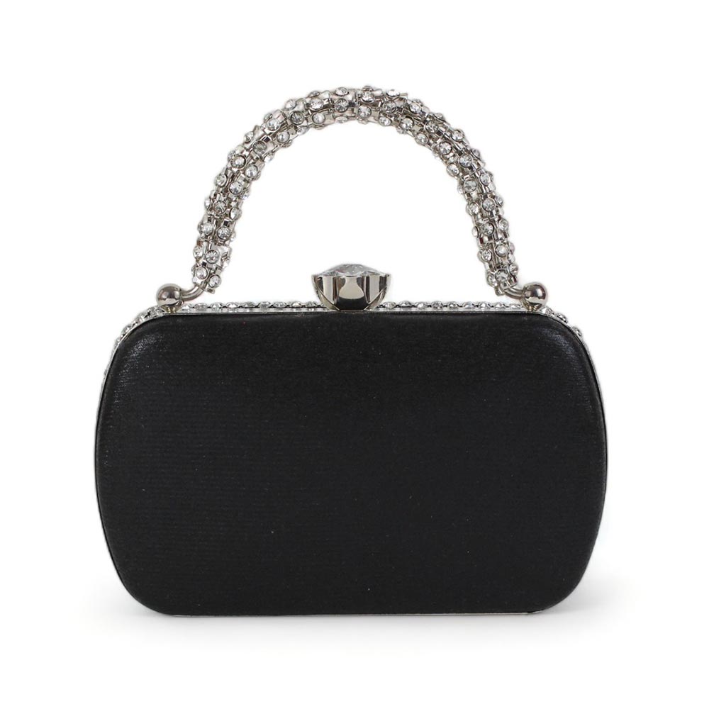 Clutch elegante con strass