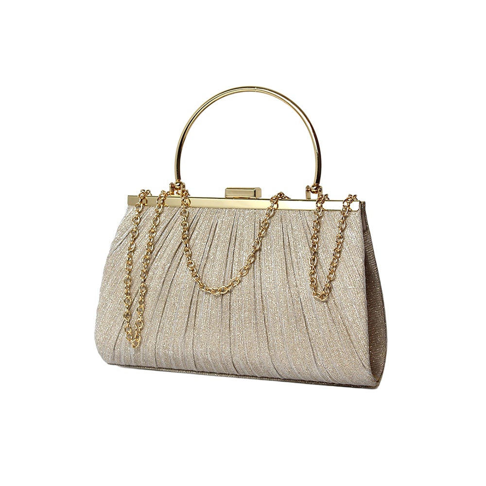 Clutch da cerimonia oro rosa Karila