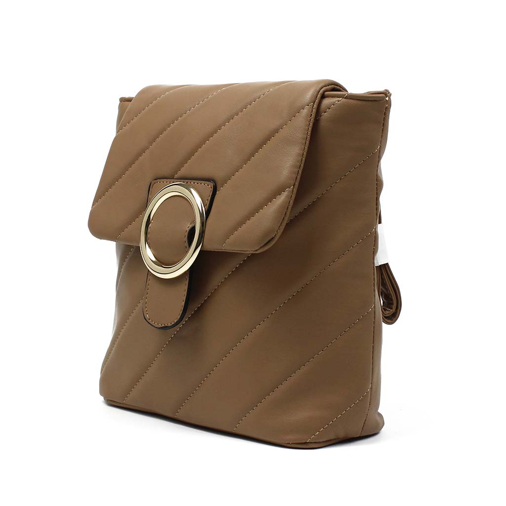 Zainetto trapuntato beige Tracy