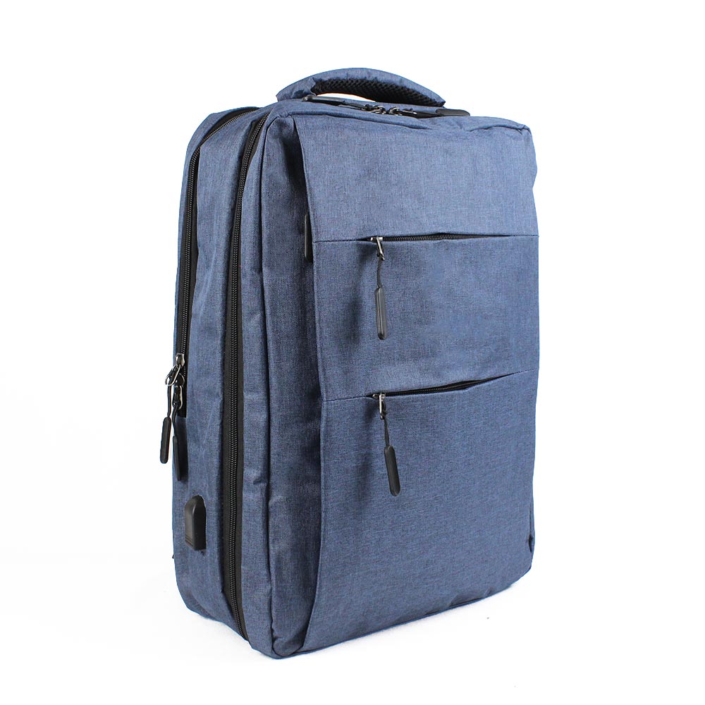 Zaino blu da viaggio Multifunzione