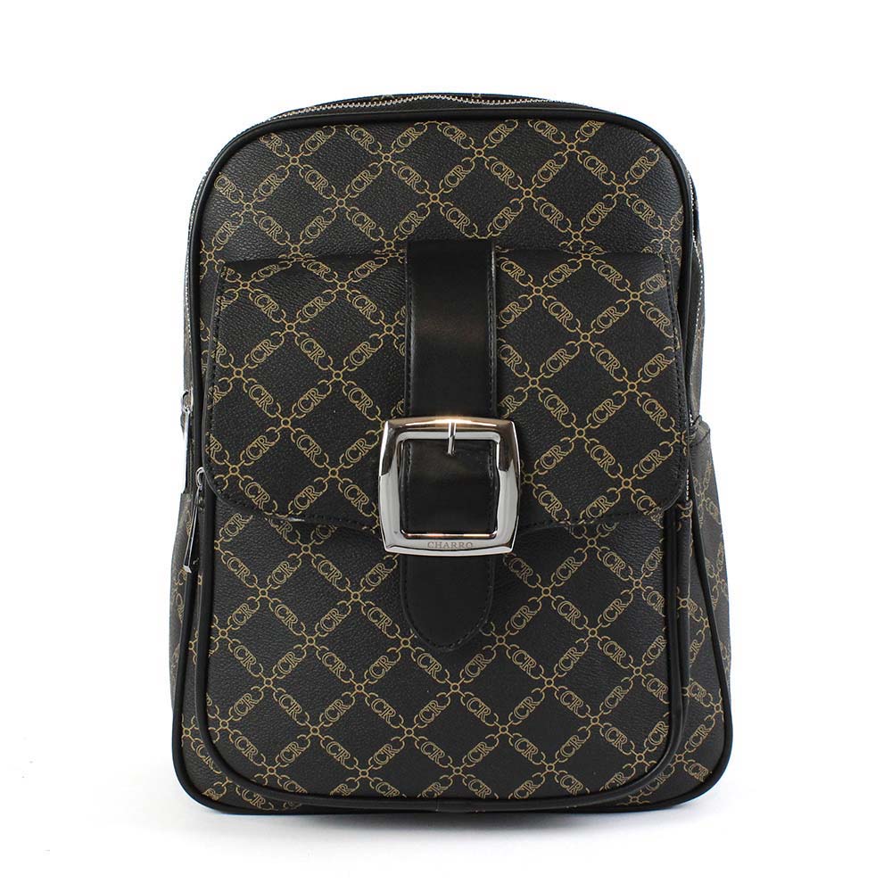 Zaino borsa Charro nero con fibbia