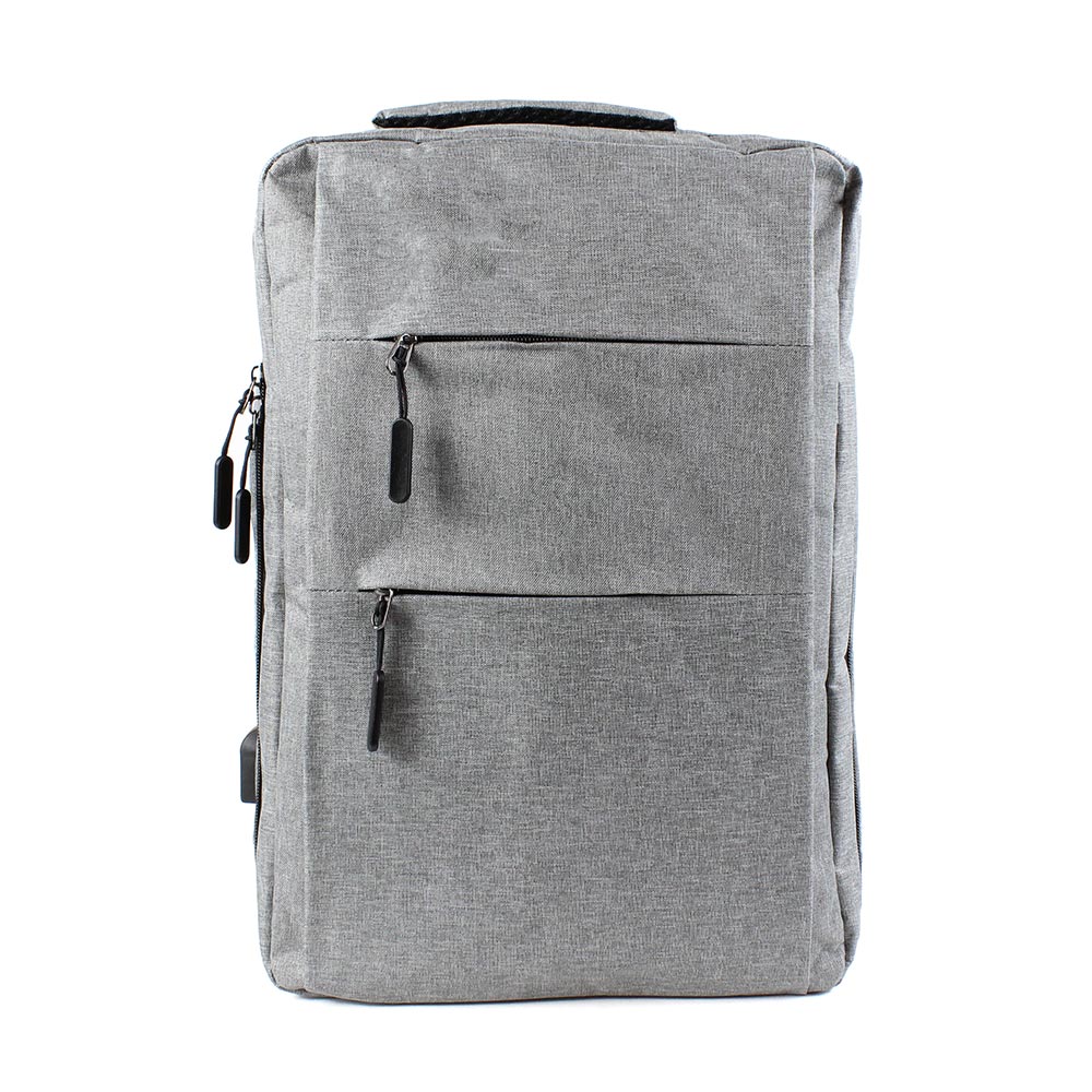 Zaino grigio da viaggio Multifunzione