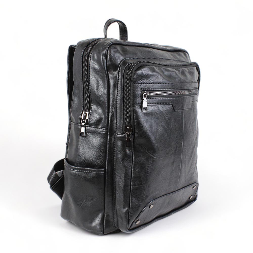 Zaino nero porta pc con ricarica usb