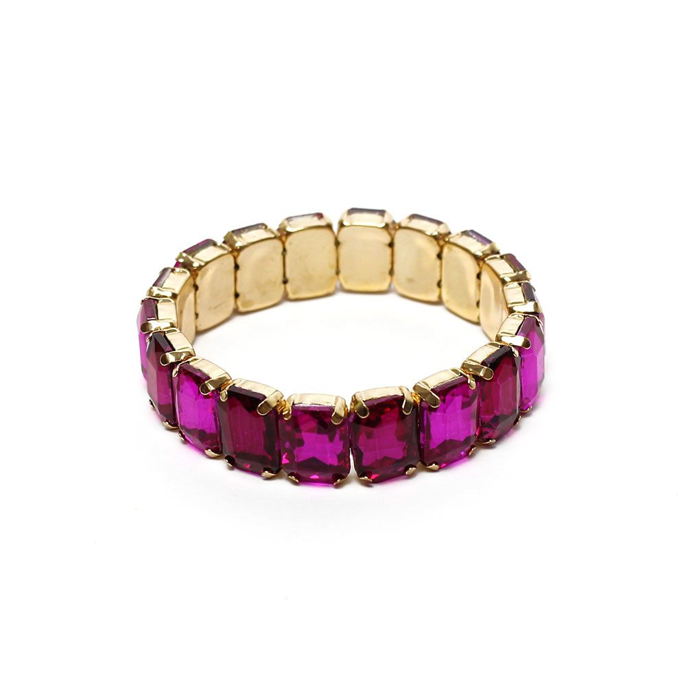 bracciale cristalli rosa Karila