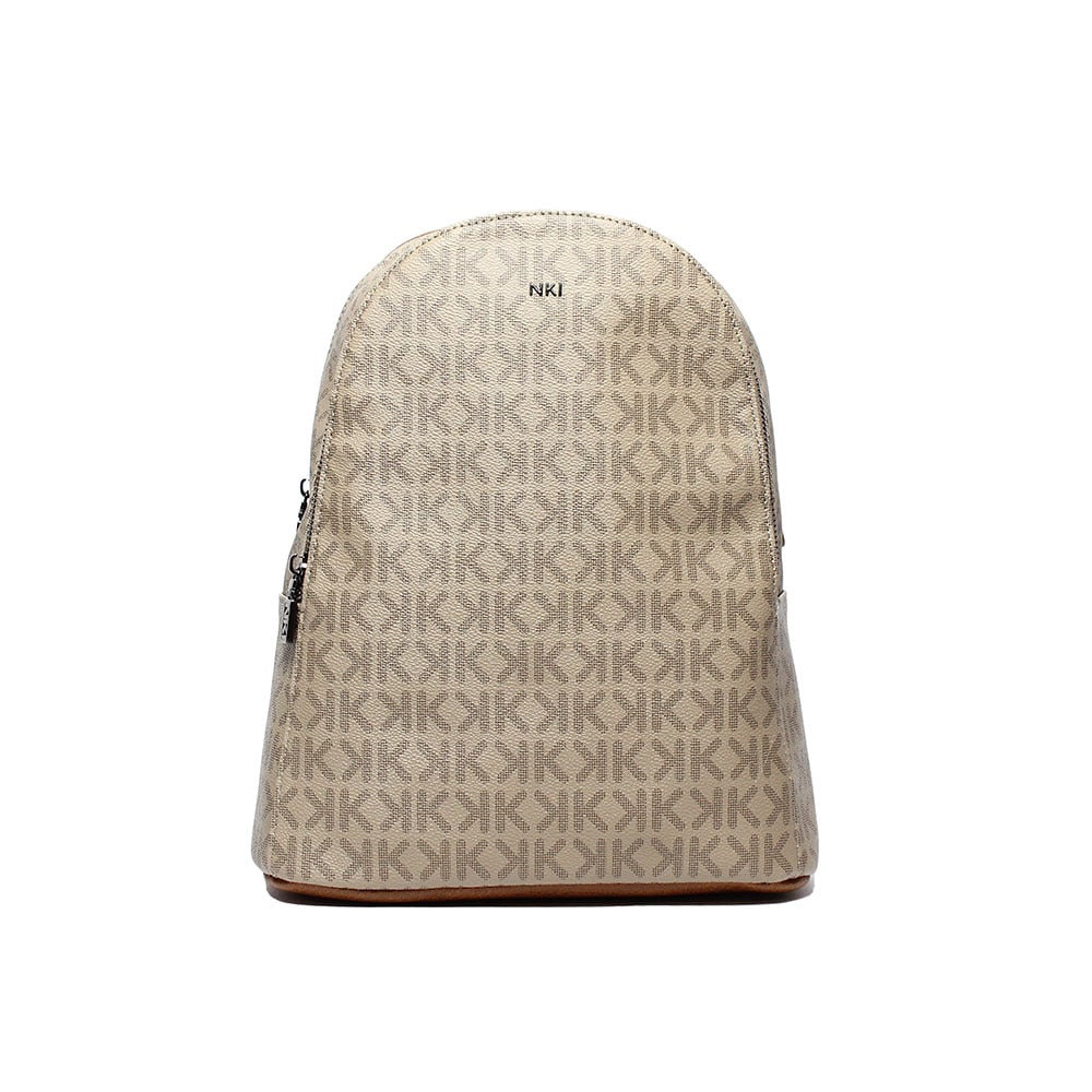 zaino beige nki con cerniere Karila