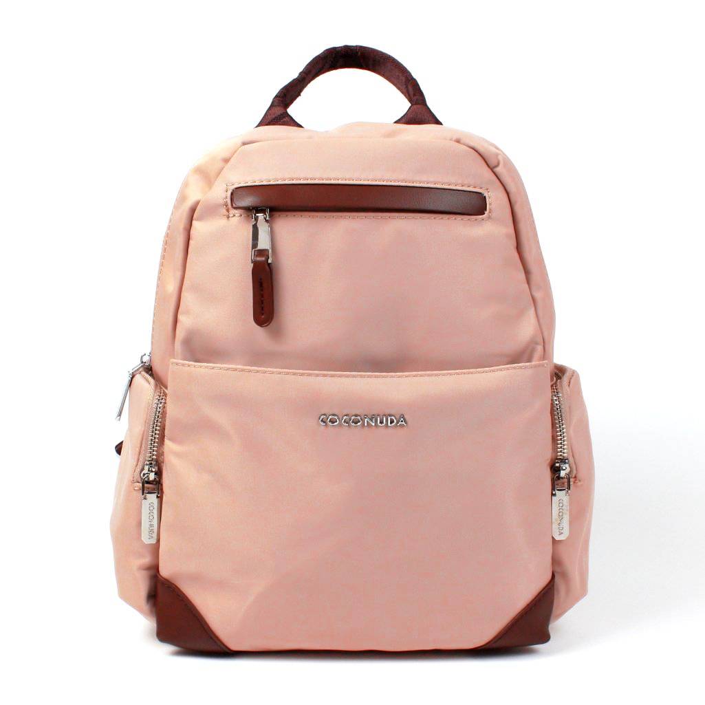 Zaino Coconuda rosa multitasche in tessuto tecnico (1) Zaino Coconuda rosa multitasche in tessuto tecnico - immagine 1